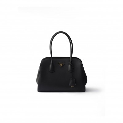 PRADA MEDIUM LEATHER TOTE BAG 1BG606 (34*23*14cm)